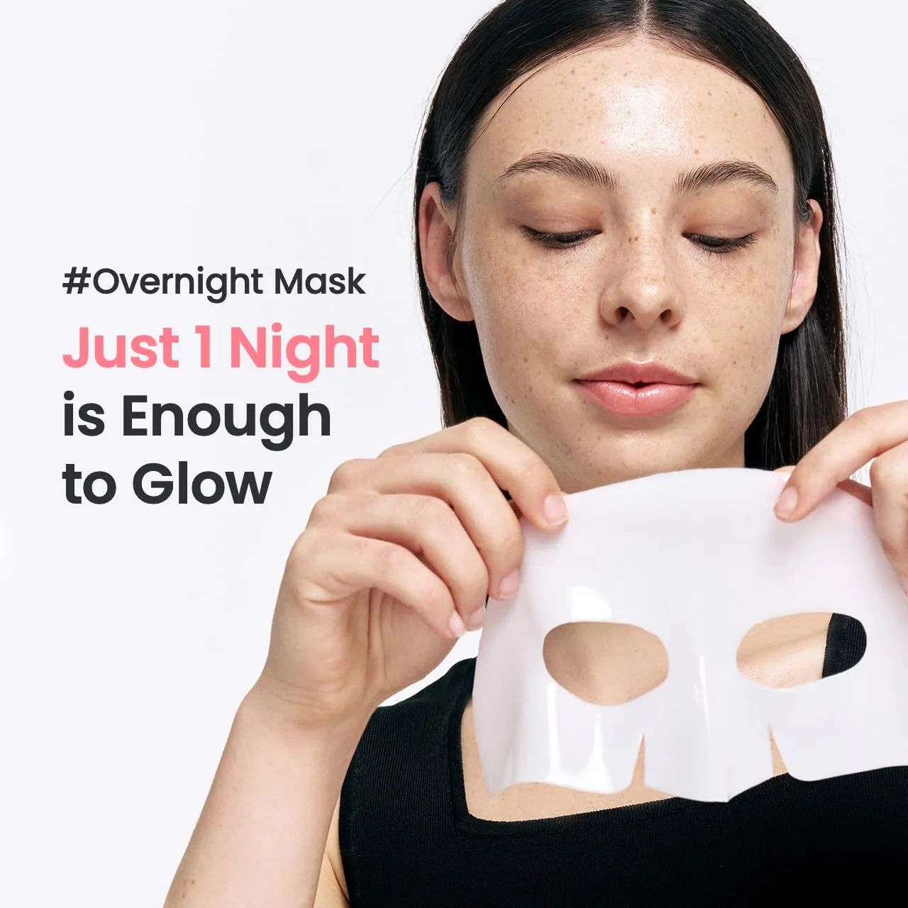 Real Deep Mask, Hydrating Overnight Hydrogel Mask, Pore Minimizing, Elasticity Improvement
