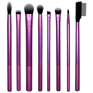 Real Techniques Every Day Eye 8 Piece Essentials For eyeshadow   eyeliner   mascara