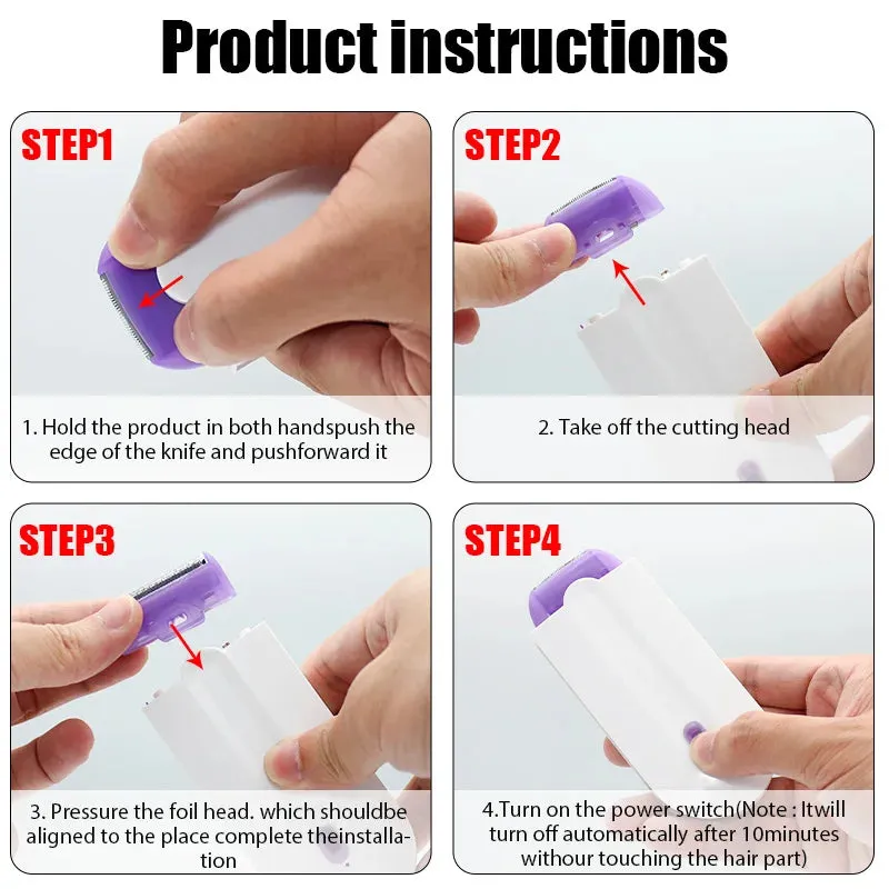 Rechargeable Laser Touch Hair Removal Device