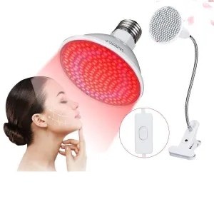 Red Led Therapy Light Facial Spa Vitamin D Lamp Infrared Therapy Light Adjustable Photon Led Face Mask