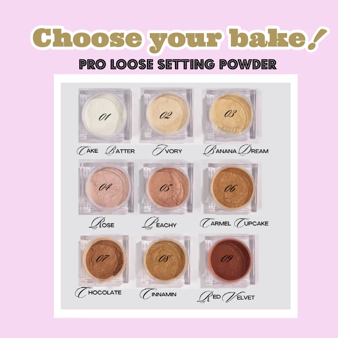 Red Velvet Blusher  - Pro Loose Setting Powder