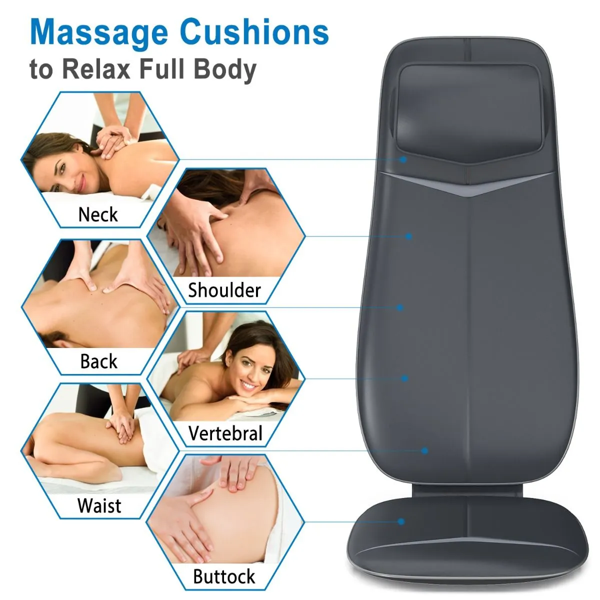 RENPHO Neck & Back Electric Massager Cushion