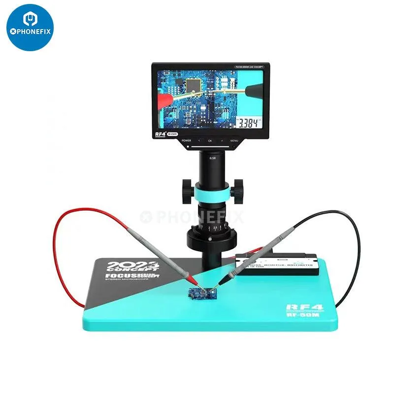 RF4 RF-50M Digital Microscope Multimeter Probes Welding Tester