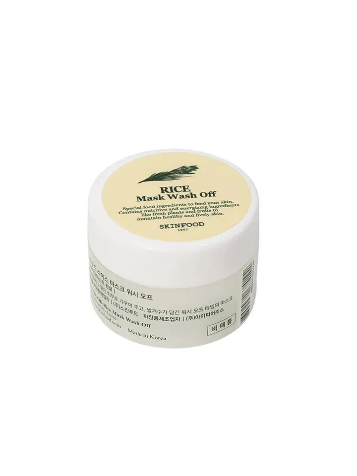 Rice Wash-Off Face Mask
