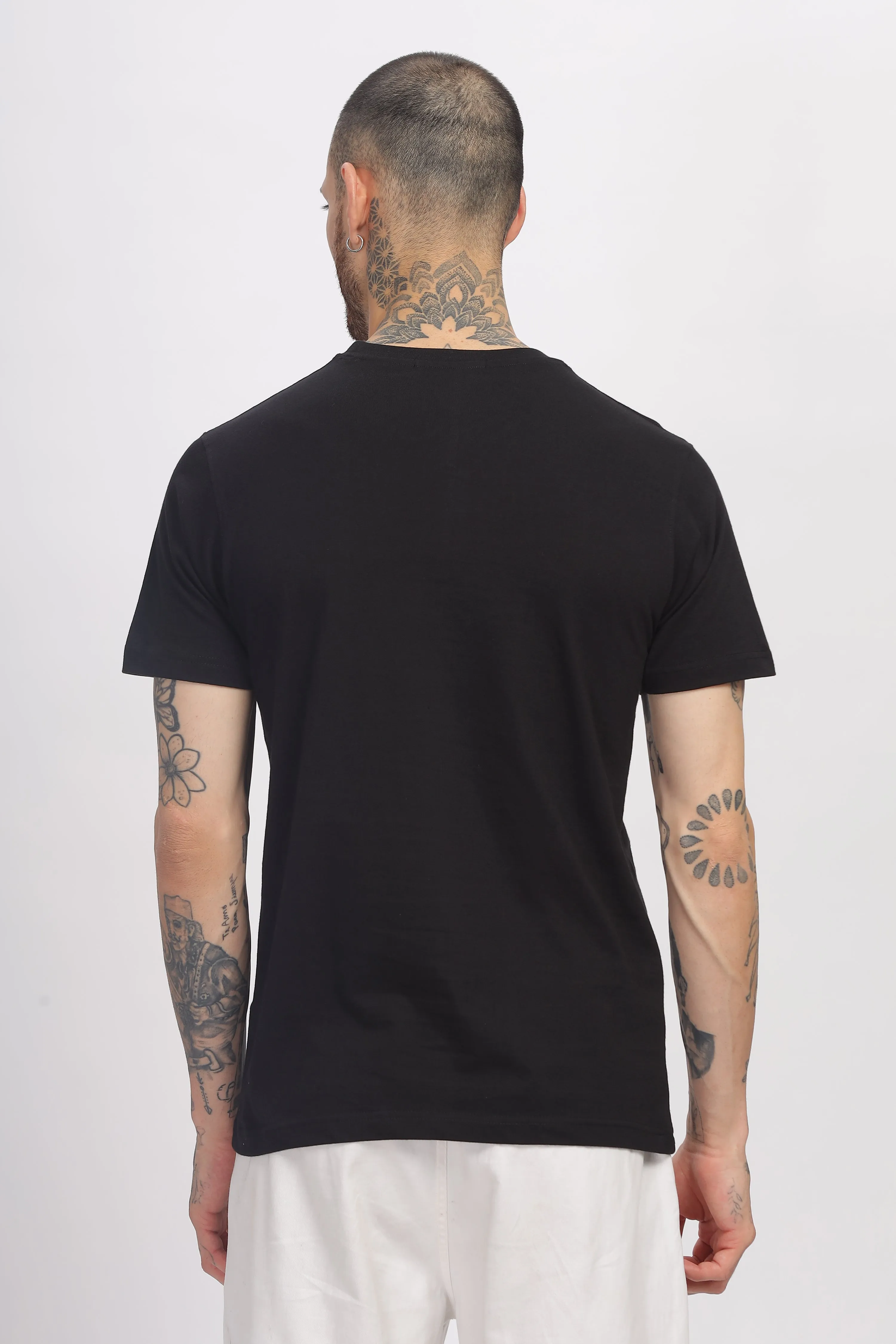 RIDER GRAPHIC BLACK T-SHIRT