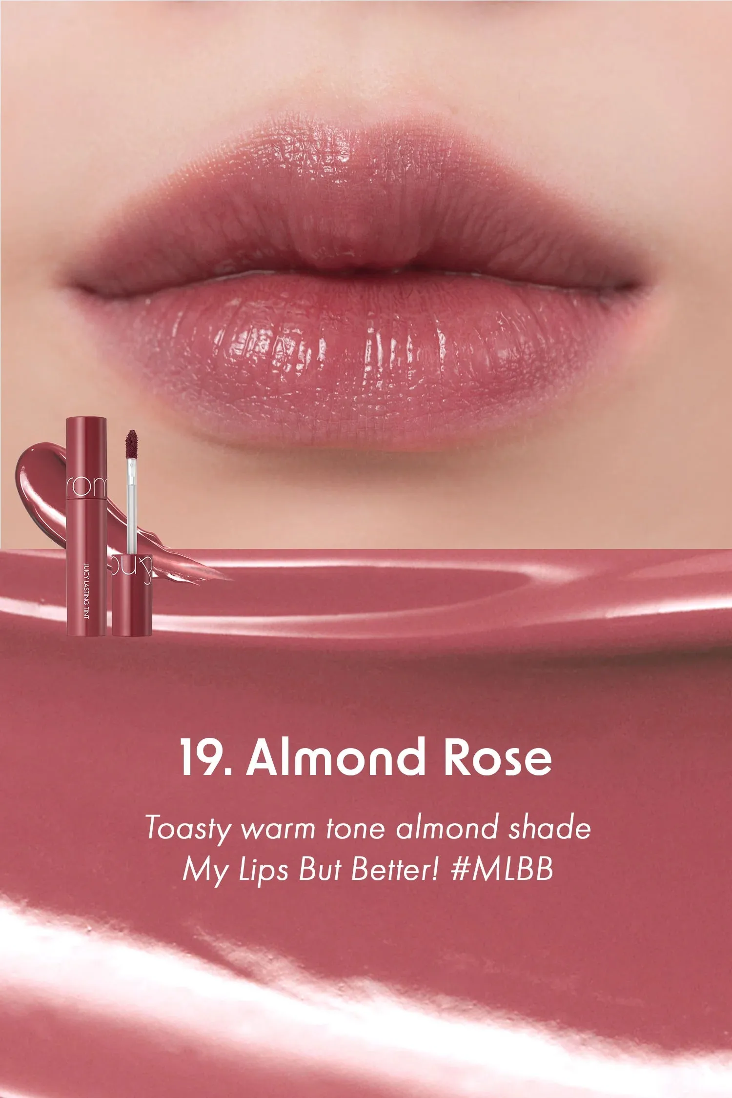Romand - Juicy Lasting Tint #19 Almond Rose