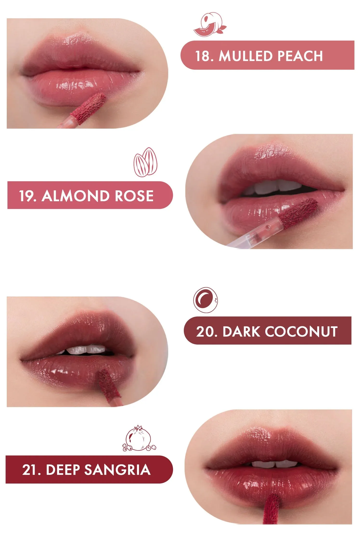 Romand - Juicy Lasting Tint #19 Almond Rose