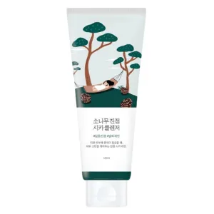 ROUND LAB pine calming cica cleanser غسول السيكا المهدئ من راوند لاب