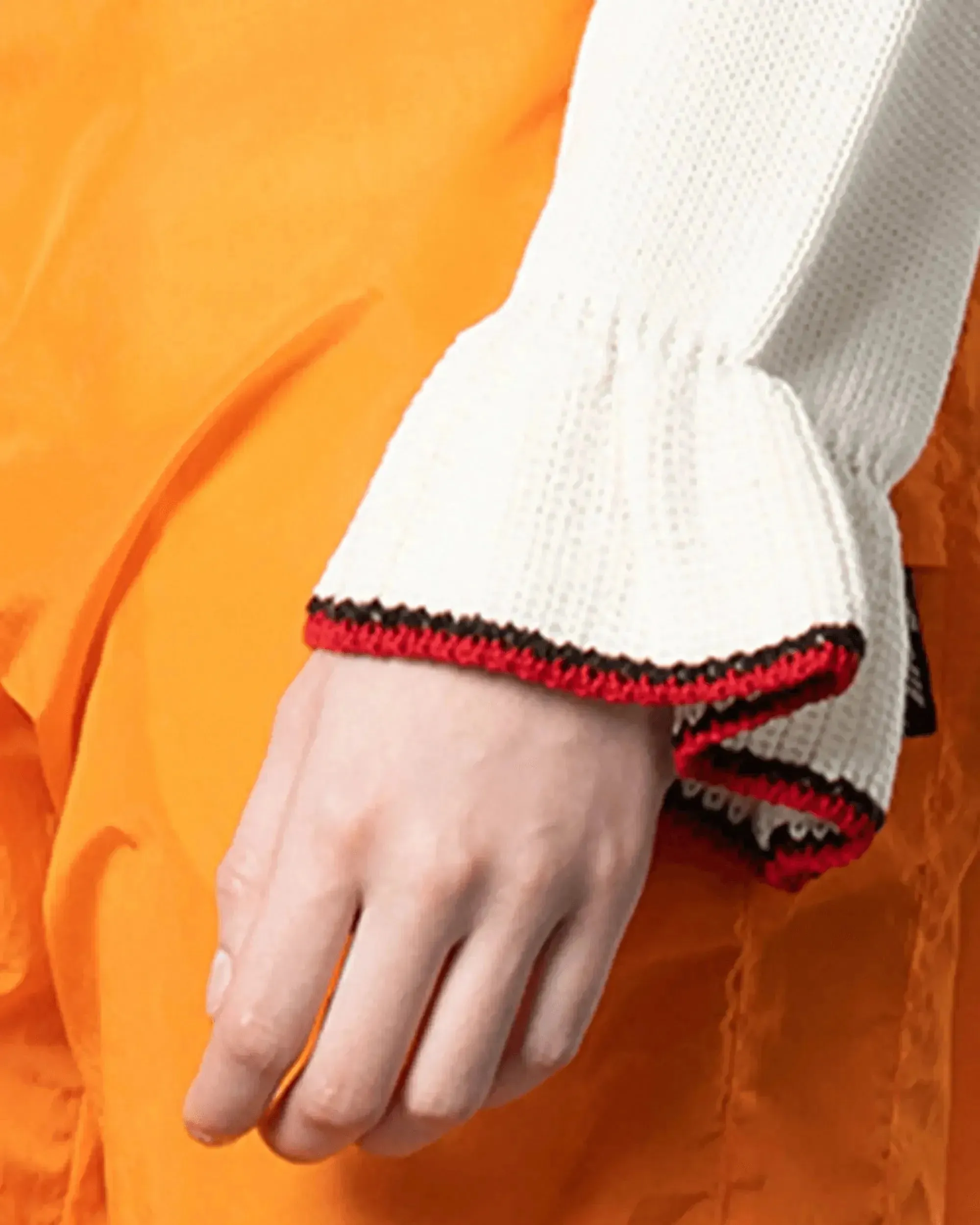 Ruffle-Detailed Knit Top