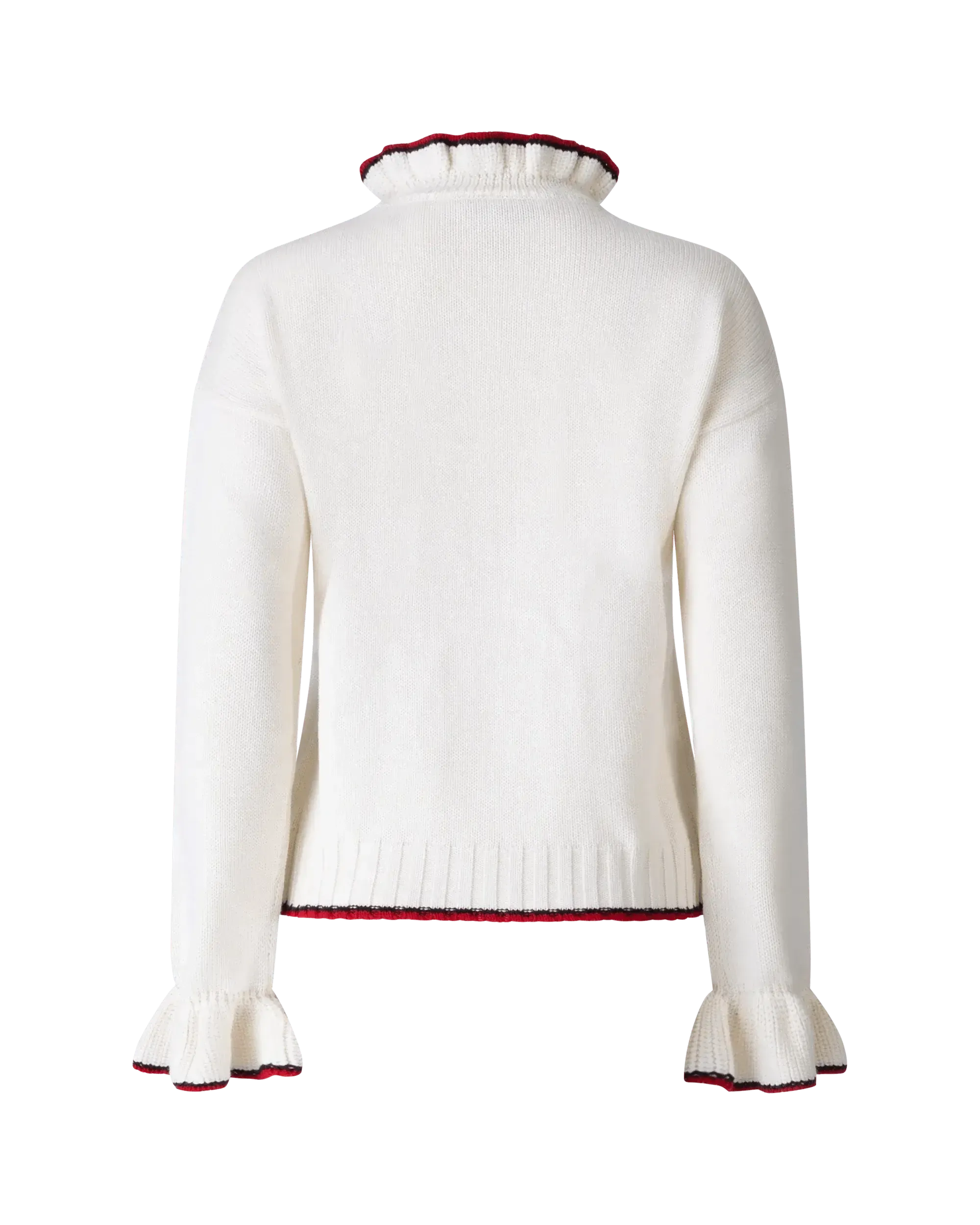 Ruffle-Detailed Knit Top