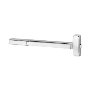 Sargent PE8888-E-630 Rim Exit Device, Exit Only, Satin Stainless Steel
