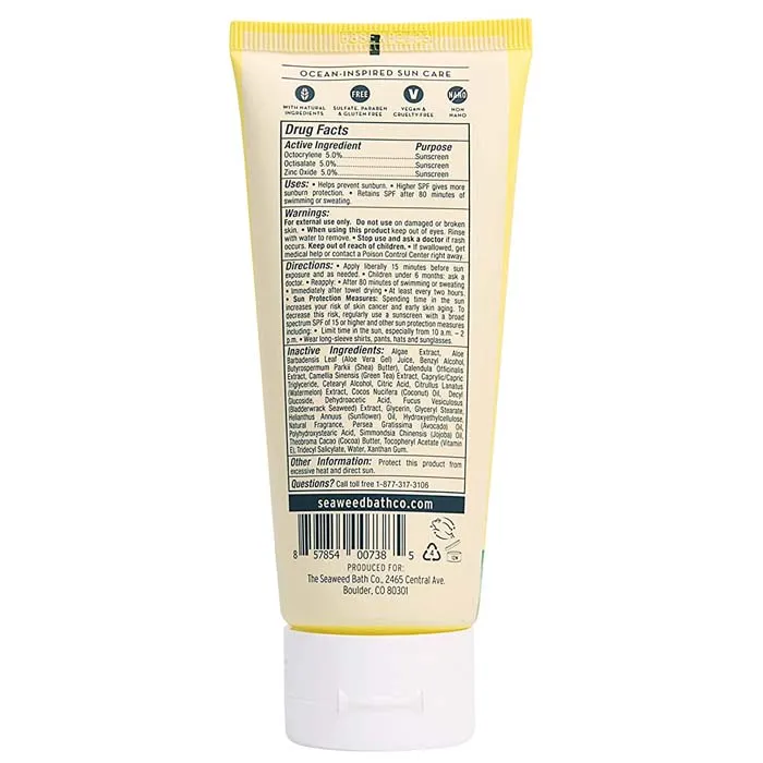 Seaweed Bath Co. - Daily Protection SPF 30 Cream, 3.4 fl oz