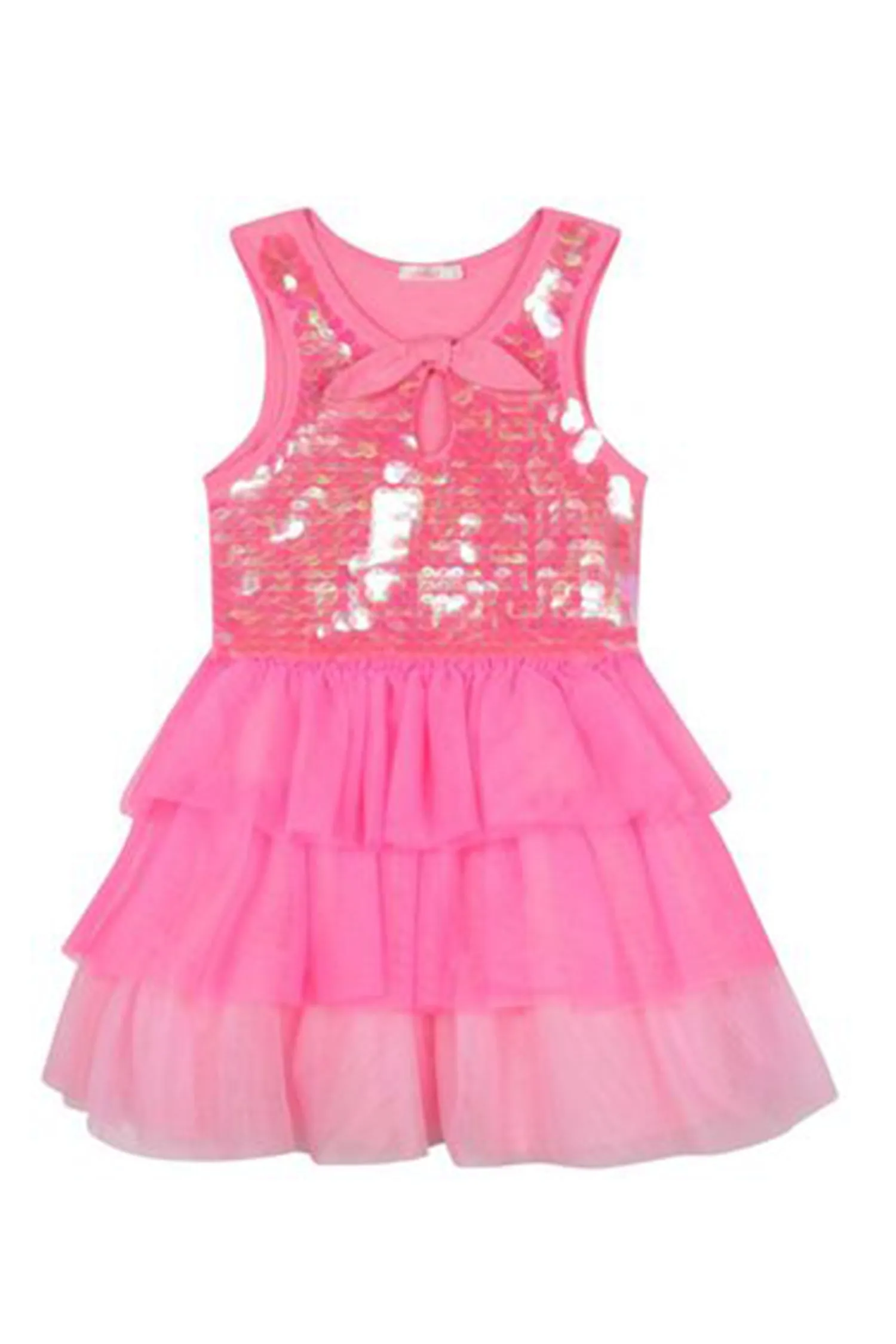 Sequin Top Tiered Dress