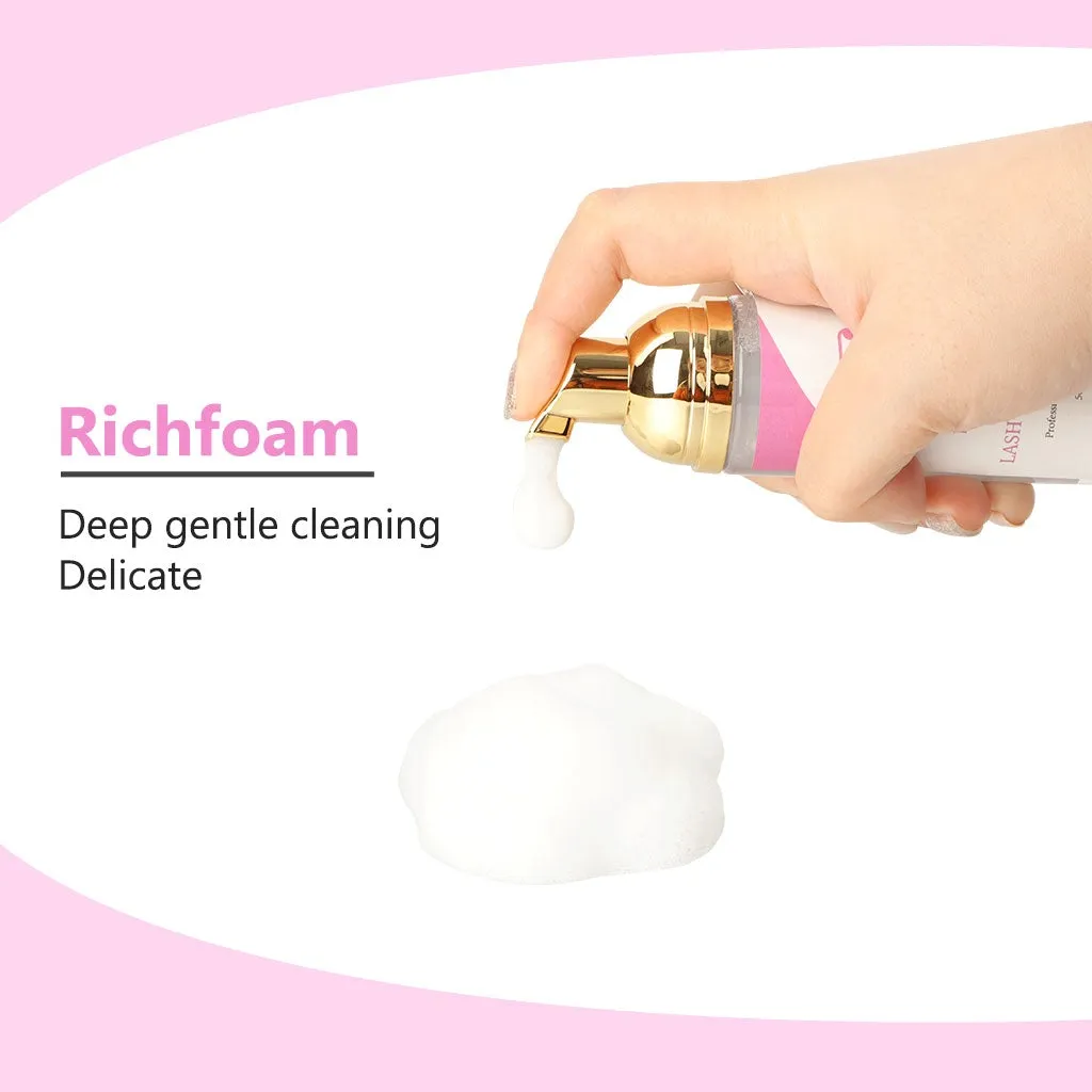 Shampoo Mousse Eyelash Foam Cleaner