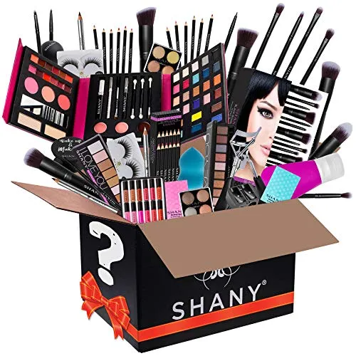 SHANY Gift Surprise - AMAZON EXCLUSIVE - All in One Makeup Bundle - Includes Pro Makeup Brush Set, Eyeshadow Palette,Makeup Set or Lipgloss Set and etc. - COLORS & SELECTION VARY