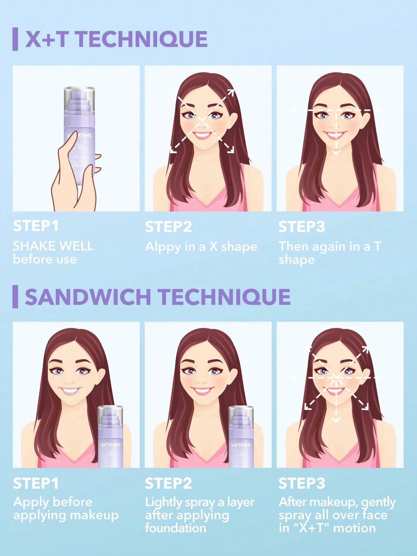 SHEGLAM Press Refresh Setting Spray