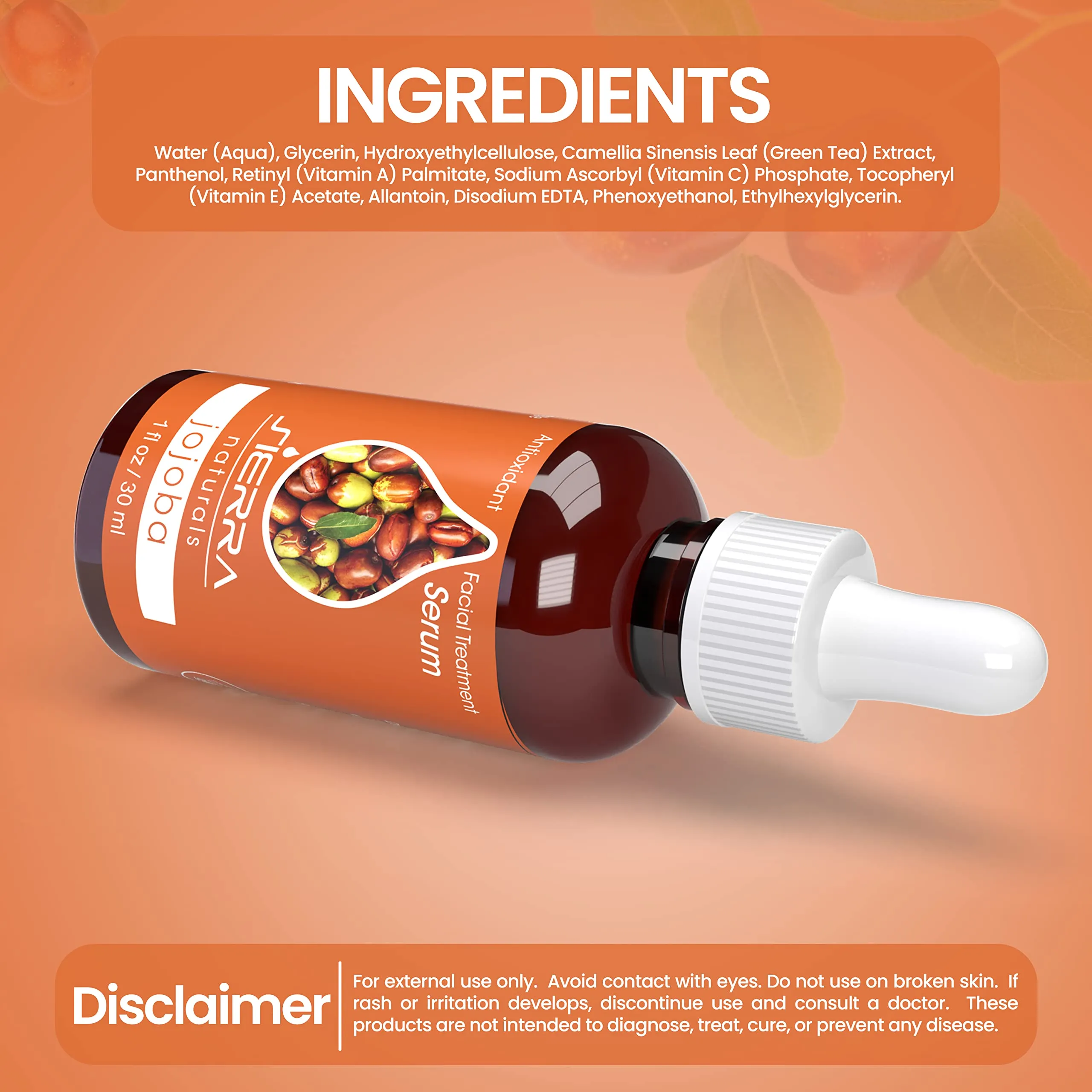 Sierra Naturals Jojoba Oil Face Treatment Serum