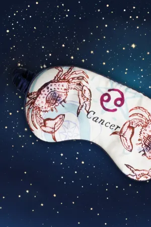 Silk Eye Mask / "Cancer"
