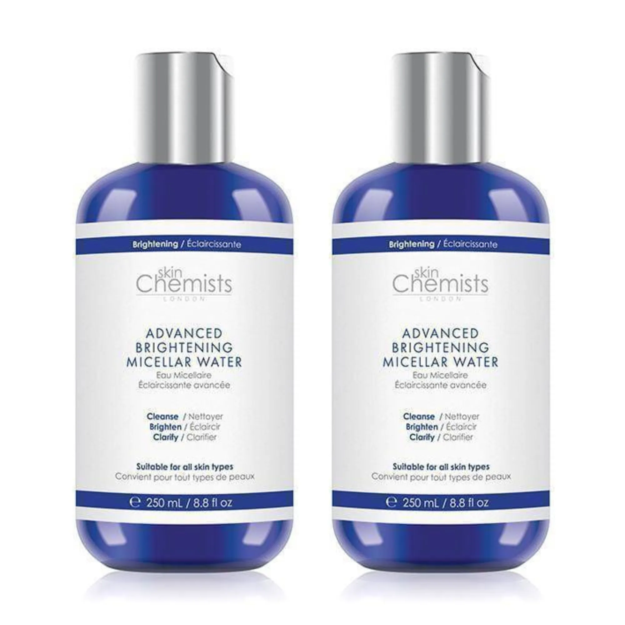skinChemists Advanced Brightening Marine Micellar Water 250ml Twin Savings Pack