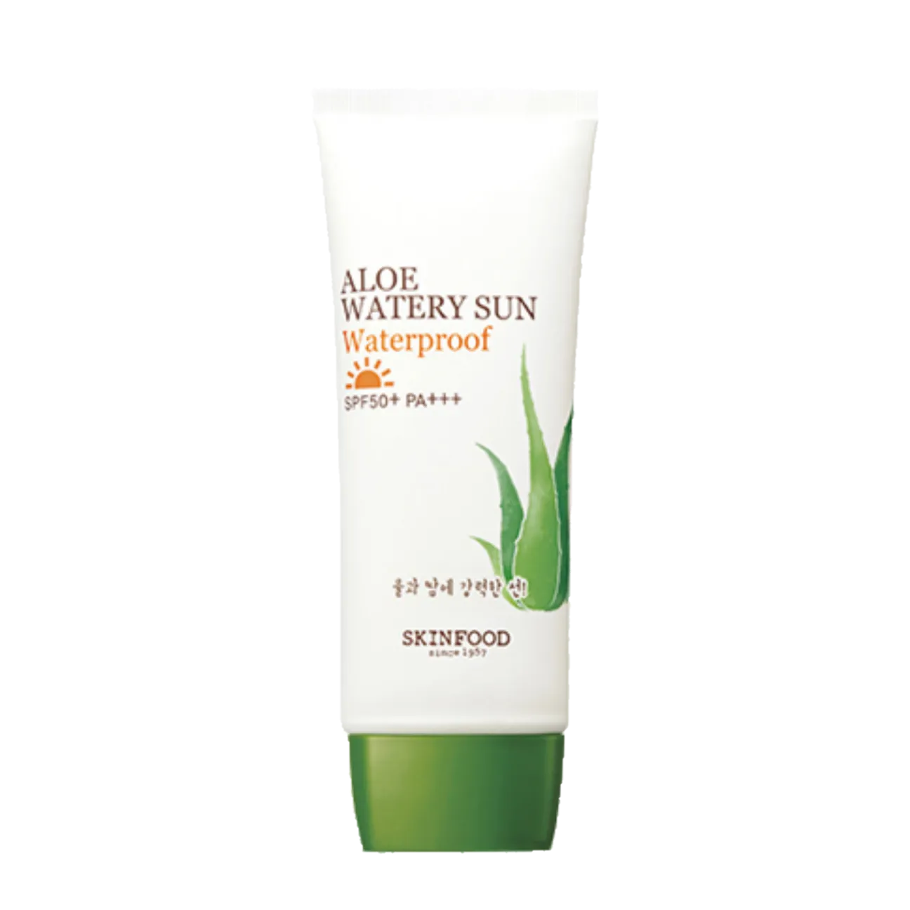 SKINFOOD Aloe Watery Sun Waterproof SPF50  PA    واقي الشمس المقاوم للماء بالصبار