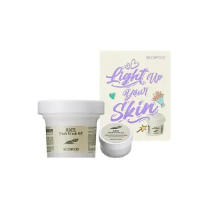SKINFOOD Rice Wash-Off Face Mask Set [Limited Edition] مجموعه ماسك الرز باصدار محدود