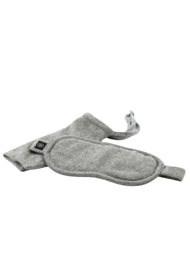 Sleep Mask Cashmere Light Grey