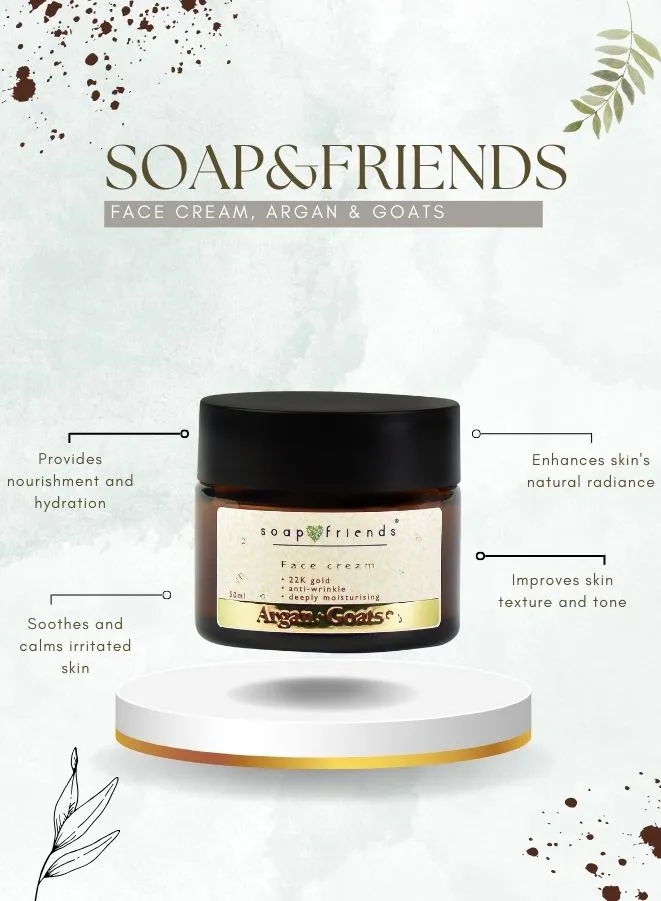 Soap&Friends Natural Nourishing Face Cream: Antiwrinkle cream | 50 ml