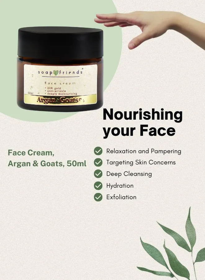 Soap&Friends Natural Nourishing Face Cream: Antiwrinkle cream | 50 ml