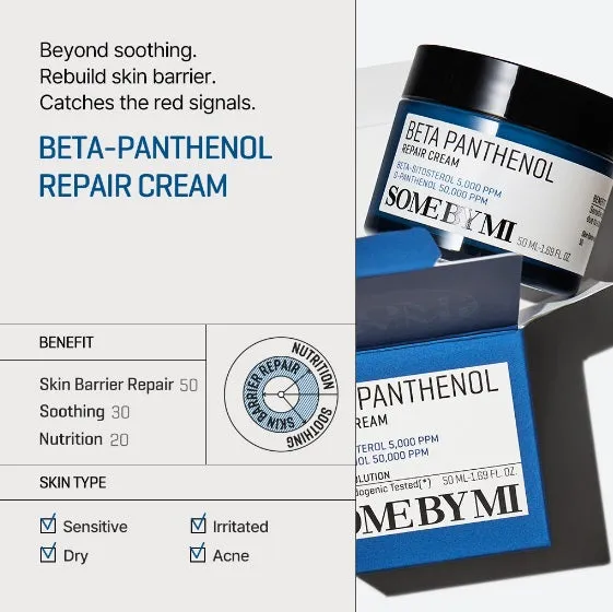 Some By Mi BETA PANTHENOL Repair Cream 50ml, 1pc