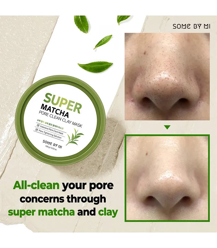 SOME BY MI SUPER MATCHA PORE CLEANSER CLAY MASK ماسك الطين سوبر ماتشا للمسام