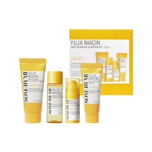 SOME BY MI Yuja Niacin Anti Blemish Starter Kit Edition مجموعة العناية بالبشرة باليوجا حجم السفر من سمباي مي