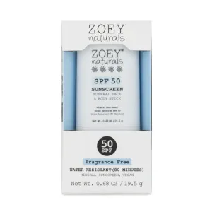 SPF 50 Mineral Sunscreen Stick