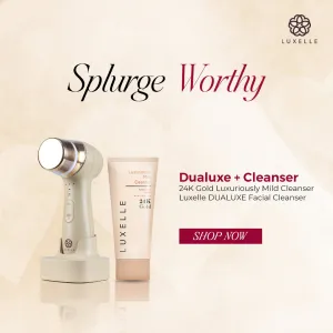 Splurge-Worthy: Dualuxe   24K Gold Luxuriously Mild Cleanser