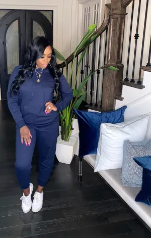Stay Cozy Set (Navy)