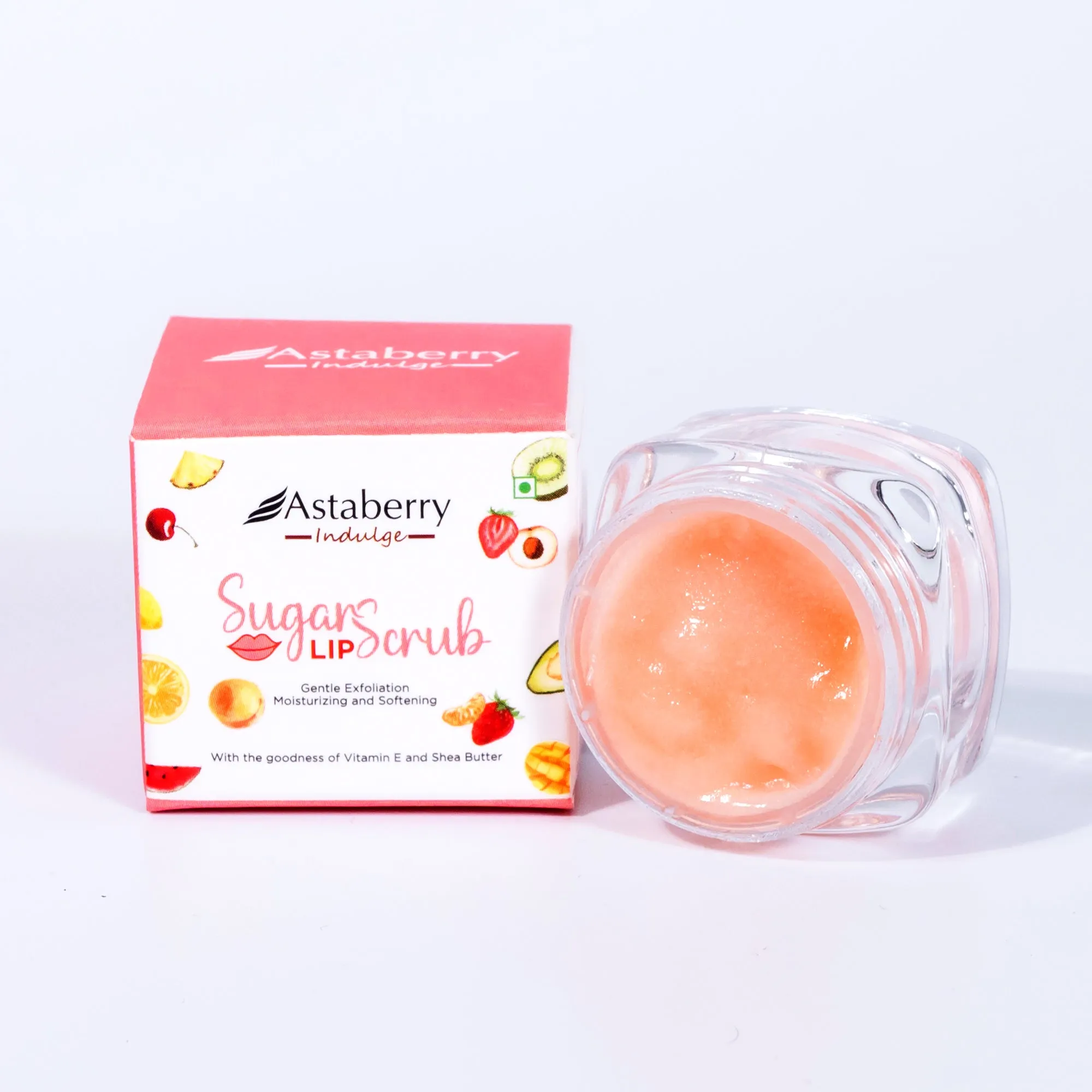 Sugar Lip Scrub for Gentle Exfoliation, Moisturizing and Softening - 8G