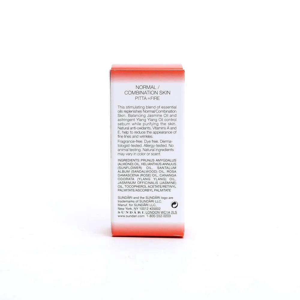 Sundari Essential Oil for Normal to Combination Skin.5 Ounce