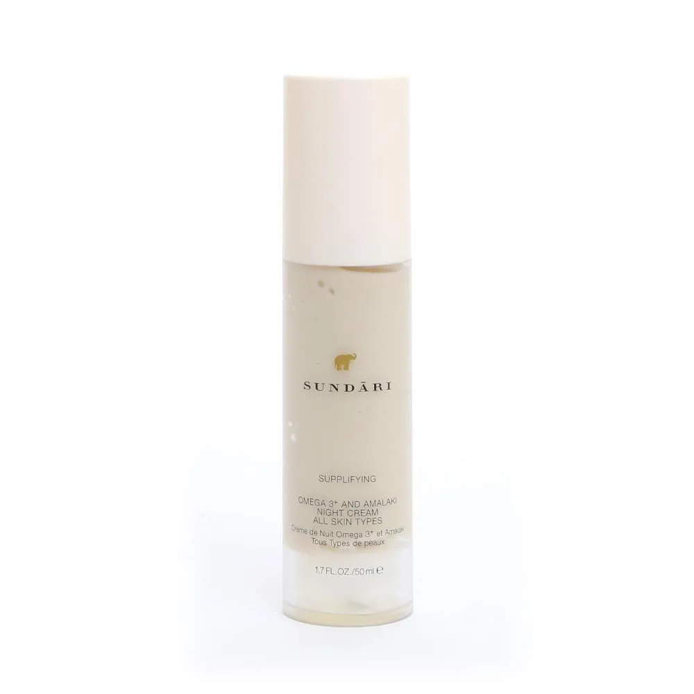 Sundari Omega 3 and Amalaki Night Cream, 1.7 Ounce