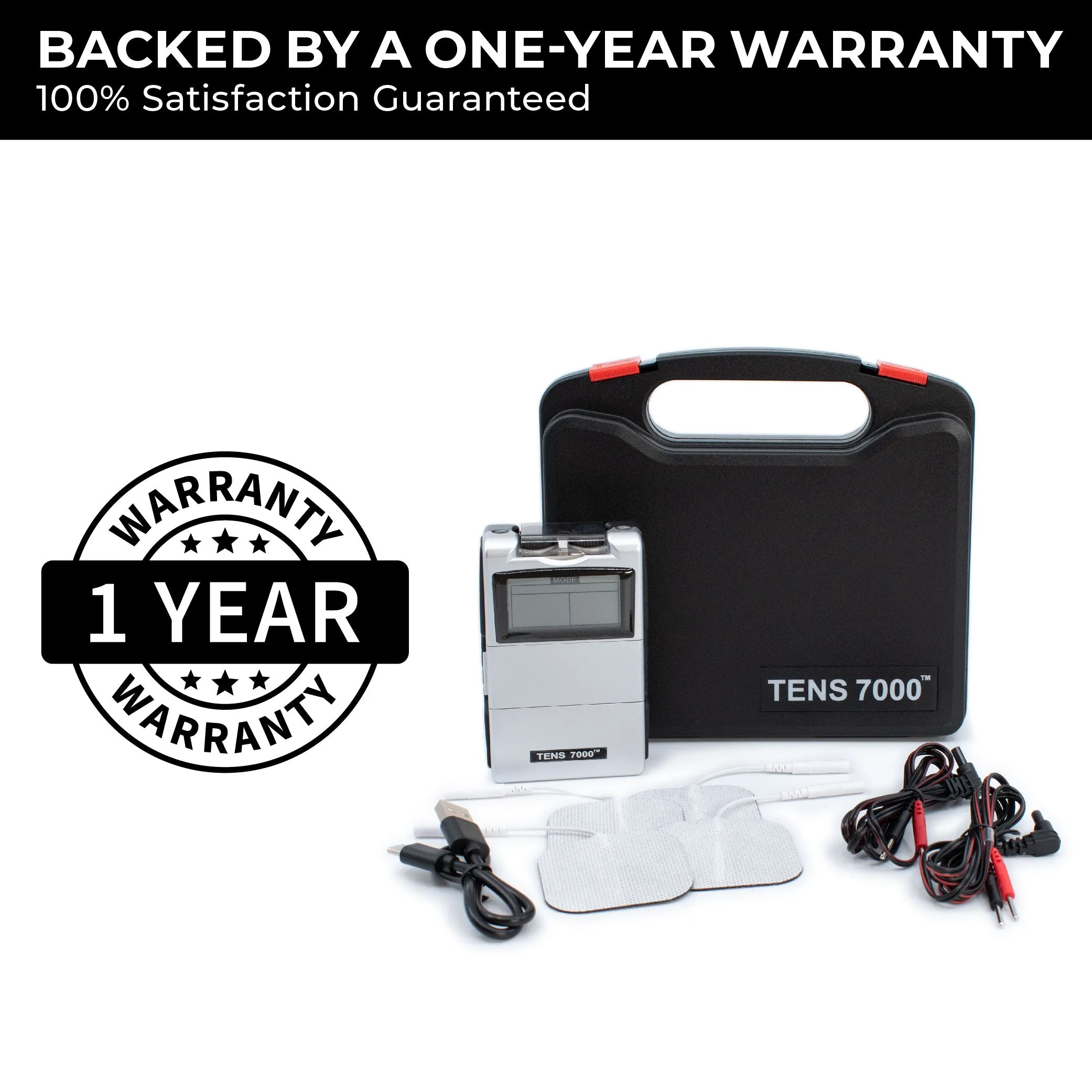 TENS 7000 Rechargeable TENS and EMS Combo Unit, Dual Channel