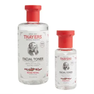 THAYERS Natural Remedies Facial Toner Witch Hazel Aloe Vera Formula Rose Patal Alcohol Free