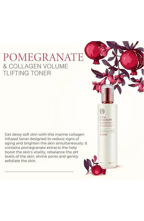 THE FACE SHOP Pomegranate & Collagen Skincare Set