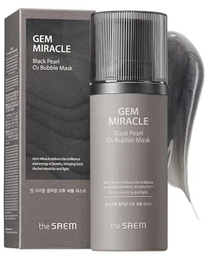 The Saem Gem Miracle Black Pearl O2 Bubble Mask