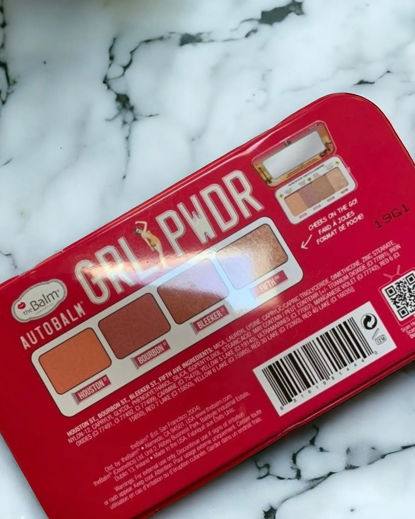 theBalm Autobalm GRL PWDR Cheek Palette