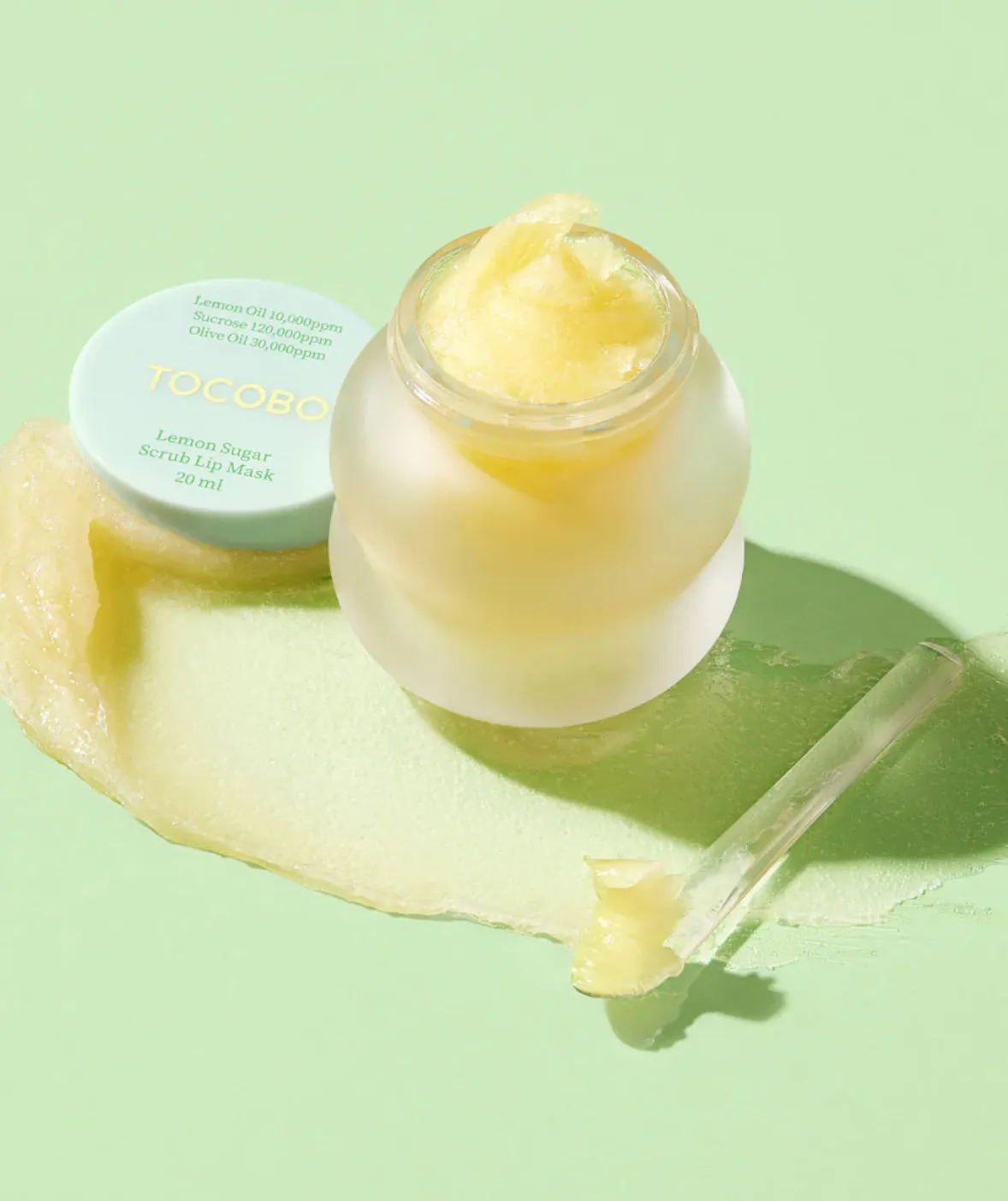 TOCOBO Lemon sugar scrub lip mask مقشر الشفاه بالسكر والليمون من توكوبو
