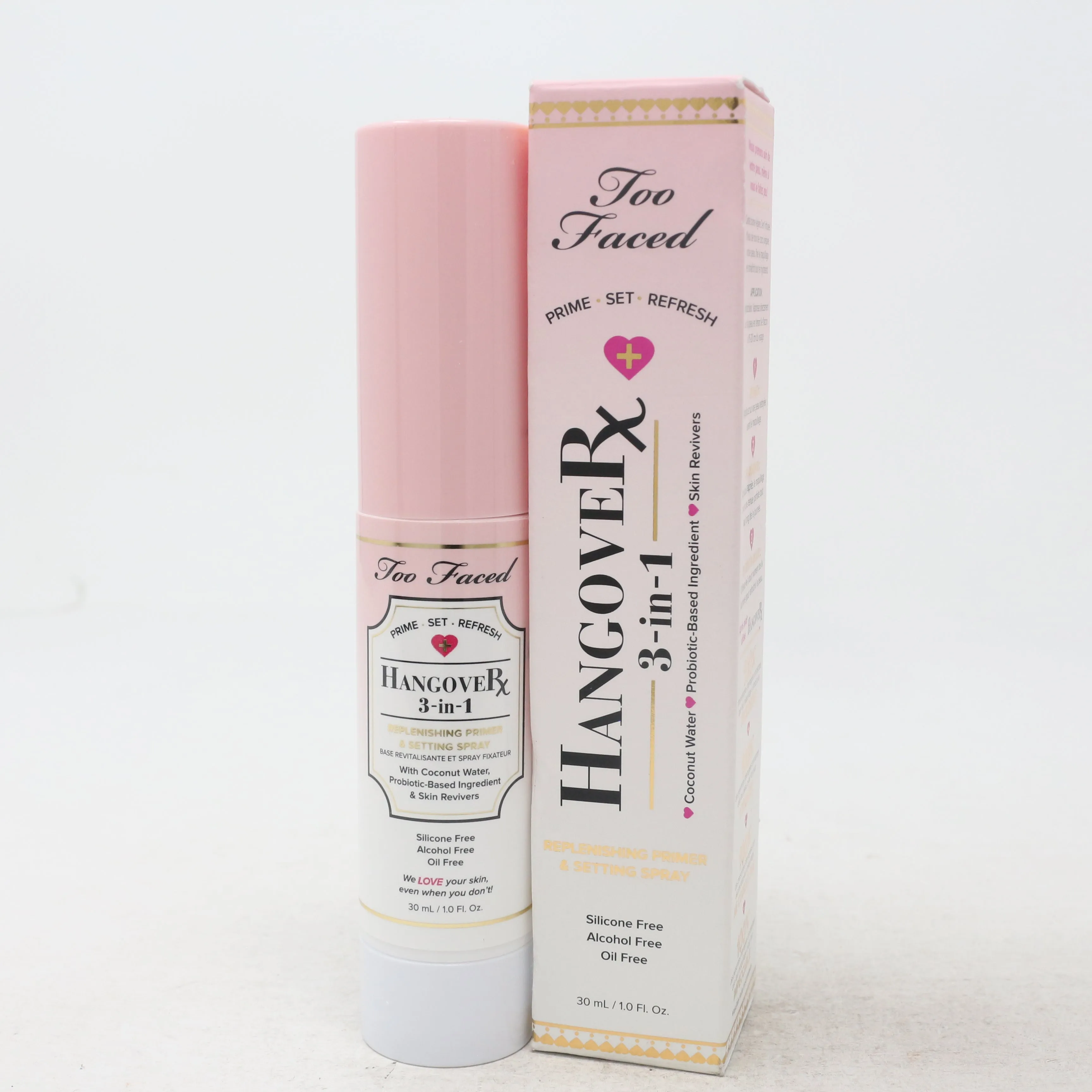 Too Faced Hangover Replenishing Primer & Setting Spray  1.0oz/30ml New With Box