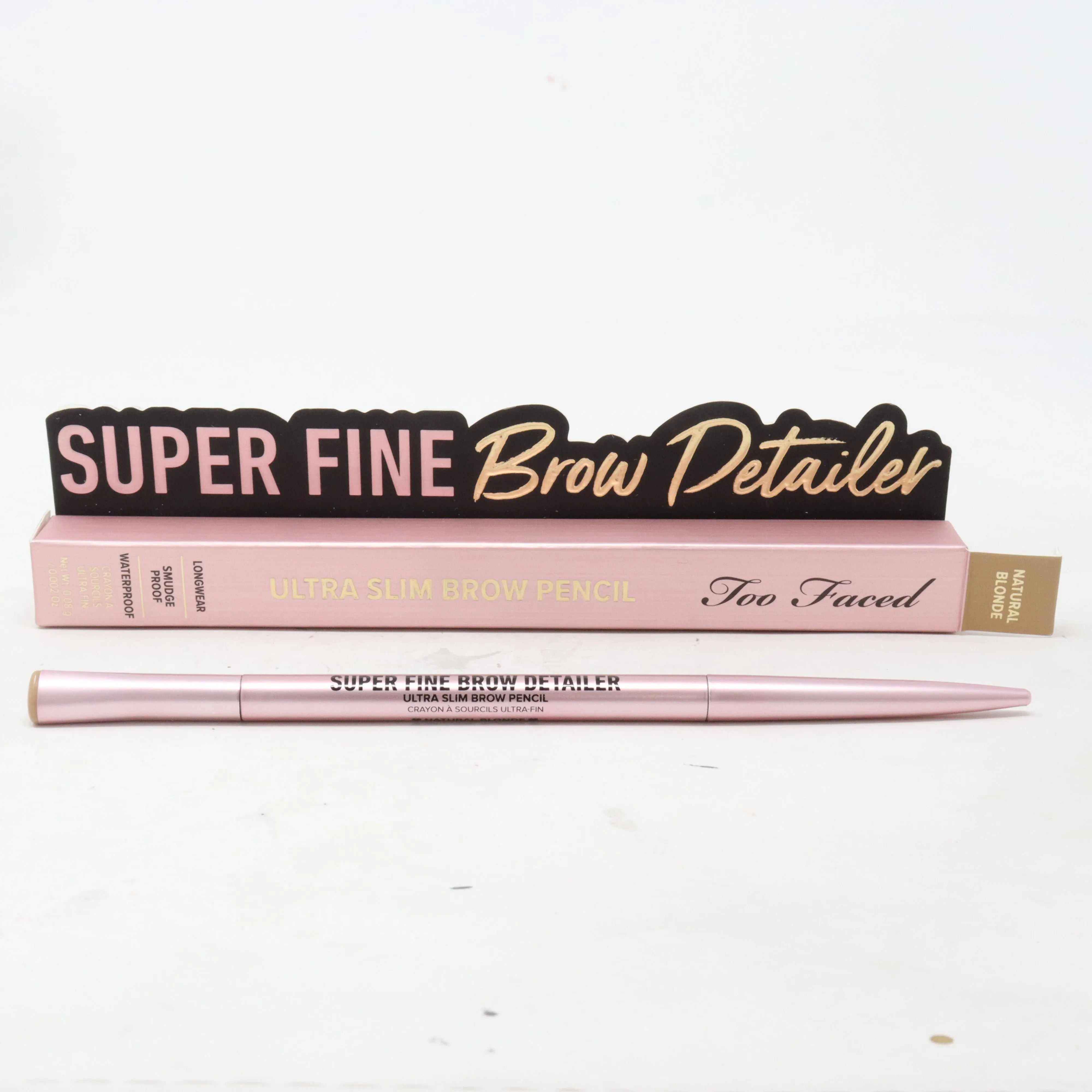 Too Faced Super Fine Eyebrow Detalier  0.002oz/0.08g New With Box