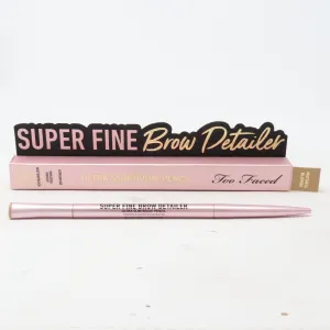 Too Faced Super Fine Eyebrow Detalier  0.002oz/0.08g New With Box