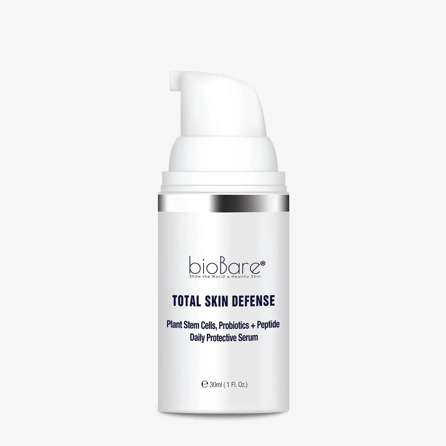 Total Skin Defense - Plant Stem Cells, Probiotics   Peptide Daily Protection Serum