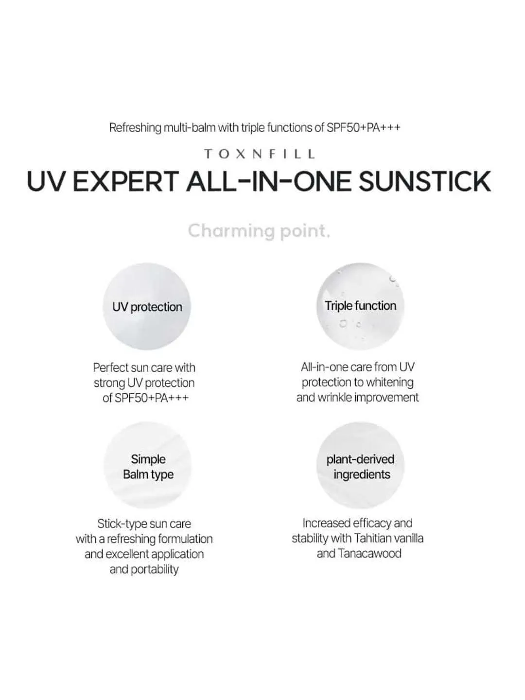 TOXNFILL UV Expert All In One Sun Stick SPF50  PA    