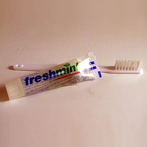 Travel Toothbrush, Toothpaste