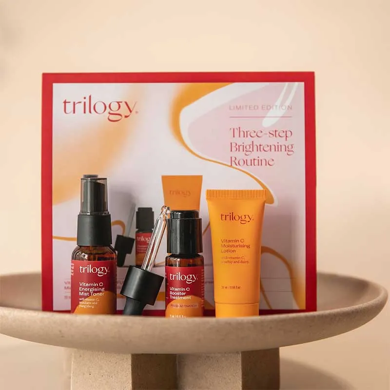 Trilogy Three Step Brightening Routine Gift Set Discontinued